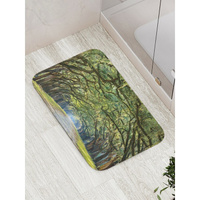 Противоскользящий коврик для ванной, сауны, бассейна JOYARTY Зеленая аллея