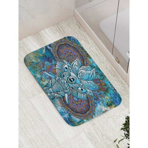 Противоскользящий коврик для ванной, сауны, бассейна JOYARTY Духовный слон