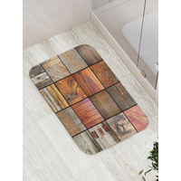 Противоскользящий коврик для ванной, сауны, бассейна JOYARTY Разнообразие деревяных декораций