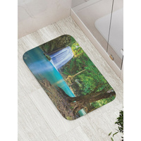 Противоскользящий коврик для ванной, сауны, бассейна JOYARTY Дерево с водопадом