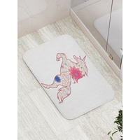 Противоскользящий коврик для ванной, сауны, бассейна JOYARTY Звездный единорог