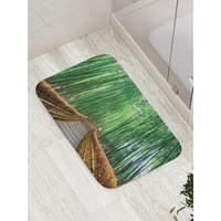 Противоскользящий коврик для ванной, сауны, бассейна JOYARTY Дорожка в бамбуковом лесу