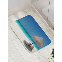 Противоскользящий коврик для ванной, сауны, бассейна JOYARTY Морские тени