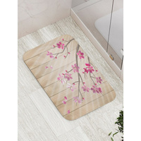 Противоскользящий коврик для ванной, сауны, бассейна JOYARTY Живые цветы