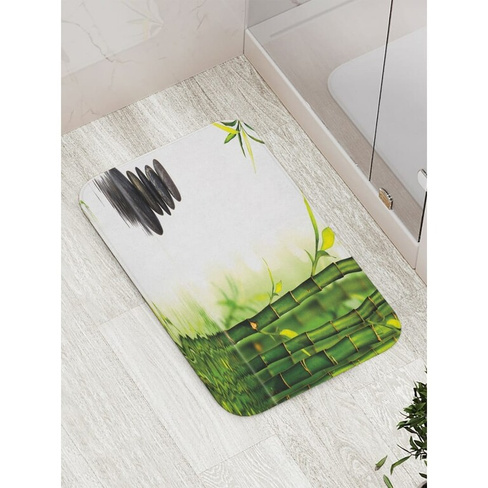Противоскользящий коврик для ванной, сауны, бассейна JOYARTY Водный бамбук