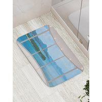 Противоскользящий коврик для ванной, сауны, бассейна JOYARTY Морской небоскреб