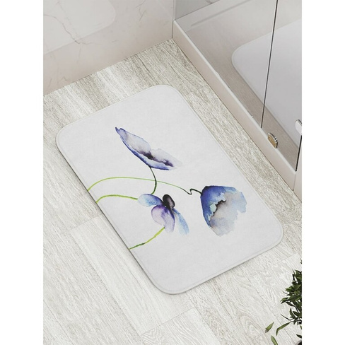 Противоскользящий коврик для ванной, сауны, бассейна JOYARTY Цветочные обнимашки
