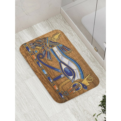Противоскользящий коврик для ванной, сауны, бассейна JOYARTY Тайны египта