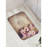 Противоскользящий коврик для ванной, сауны, бассейна JOYARTY Цветки вишни