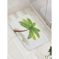 Противоскользящий коврик для ванной, сауны, бассейна JOYARTY Южная пальма