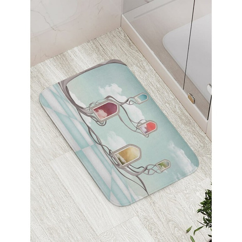 Противоскользящий коврик для ванной, сауны, бассейна JOYARTY Небесные порталы