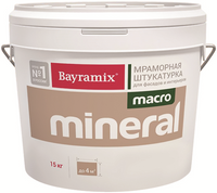 Мраморная штукатурка Bayramix Macro Mineral 15 кг №1014