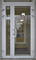 Алюминиевые входные двери c холодным профилем 890х2080