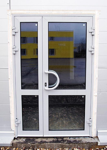 Алюминиевые входные двери 90х210