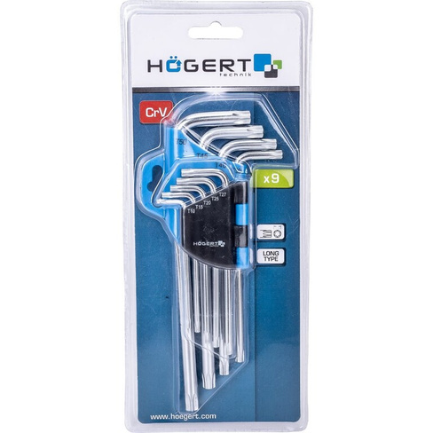 Набор Г-образных ключей HOEGERT TECHNIK HT1W814