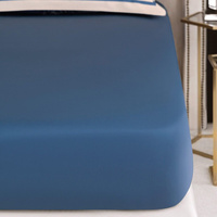 Простыня на резинке Фонтени: цвет: синий (180х200)