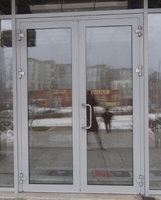 Алюминиевые входные двери 91,4х211,4
