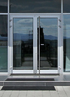 Двери алюминиевые холодные (серия 45) Алютех 90,1х210,1