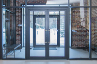 Алюминиевые входные двери 91,5х211,5