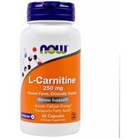 L Carnitine 250mg 60 caps Now NOW