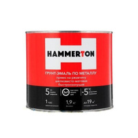 Грунт-эмаль HAMMERTON 3в1 по металлу быстросохнущая красно-коричневая 1.9 л