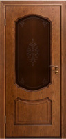 Межкомнатные двери Екатерина шпон / цвет орех английский