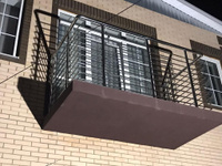 Ограждения из нержавеющей стали на балкон
