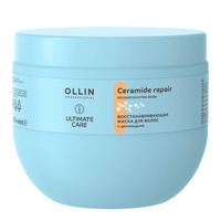 Ultimate Care Восстанавливающая маска для волос с церамидами, 500 мл, OLLIN OLLIN Professional