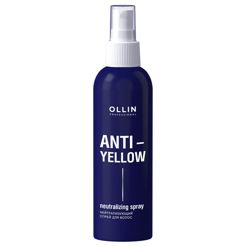 Anti-Yellow Нейтрализующий спрей для волос, 150 мл, OLLIN OLLIN Professional