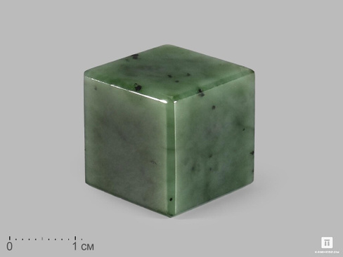 Куб из нефрита, 2х2 см