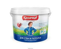 Краска интерьерная ВД-АК КАЗАЧКА W-3 2,7кг