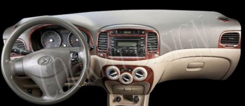 Декор на панель Meric для Hyundai Accent II 2005-2010