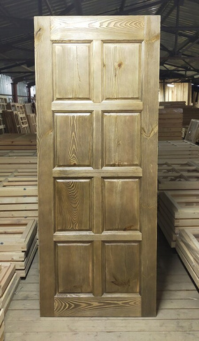Дверь деревянная брашированная ДФГ 8ф 21-9 Таврида окрашенная